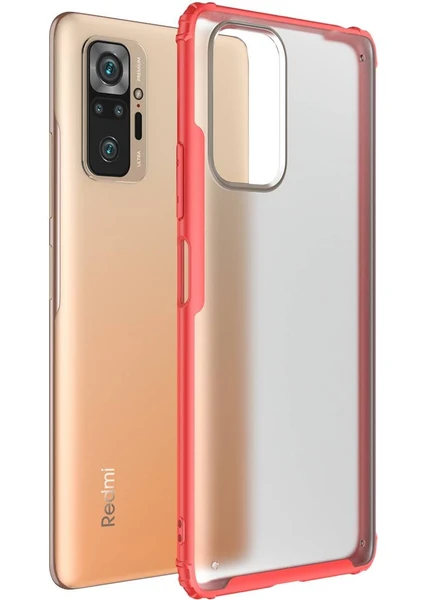 Kny Xiaomi Redmi Note 10 Pro Kılıf Renkli Silikon Kenarlı Buzlu Volks Kapak