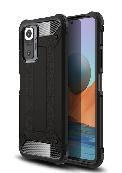 Xiaomi Redmi Note 10 Pro Kılıf Çift Katmanlı Armour Case