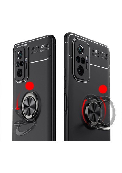 Xiaomi Redmi Note 10 Pro Kılıf Yüzüklü Manyetik Ravel Silikon modelleri