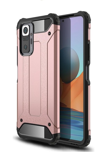 Xiaomi Redmi Note 10 Pro Kılıf Çift Katmanlı Armour Case