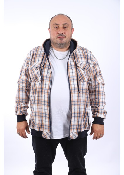 Mocgrande Sweatshirt Oduncu Çıtçıtlı Cepli 22206-KIREMIT