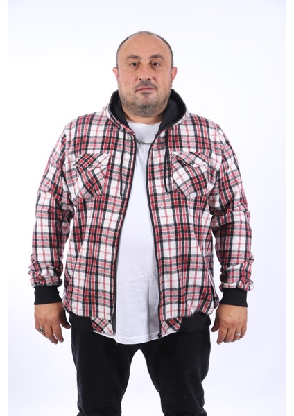 Mocgrande Sweatshirt Oduncu Çıtçıtlı Cepli 22206-BORDO