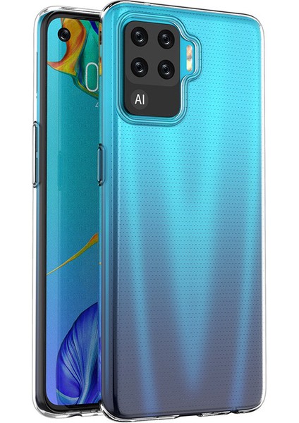 Oppo Reno 5 Lite Kılıf Ultra Ince Şeffaf Silikon