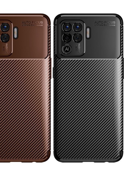 Oppo Reno 5 Lite Kılıf Karbon Desenli Lux Negro Silikon fırsatları