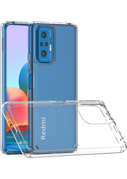 Xiaomi Redmi Note 10 Pro Kılıf Ultra Korumalı Kameralı Koruma Şeffaf Coss Silikon