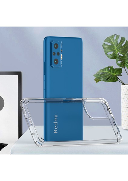 Xiaomi Redmi Note 10 Pro Kılıf Ultra Korumalı Kameralı Koruma Şeffaf Coss Silikon