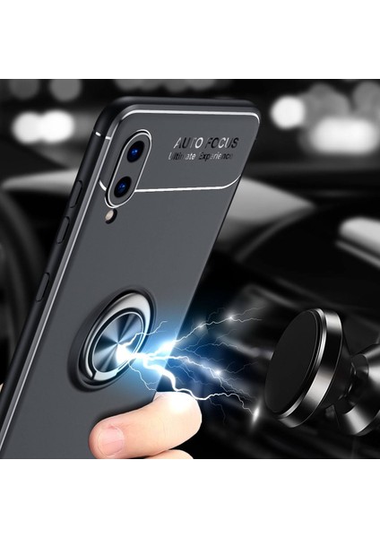 Samsung Galaxy A02 Kılıf Yüzüklü Manyetik Ravel Silikon fırsatları