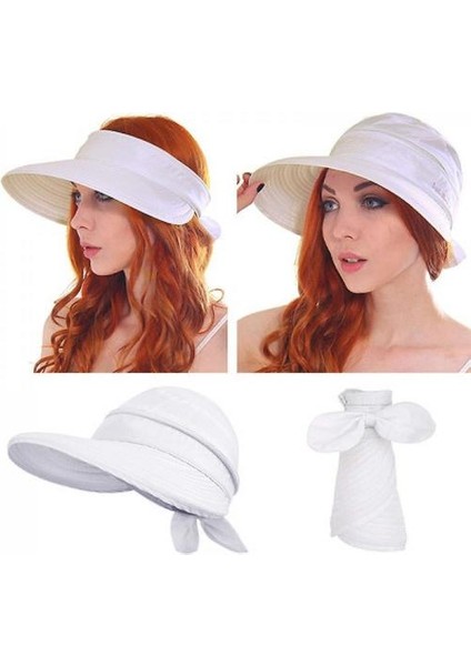 Güneş Koruyucu Cabrio Plaj Visor Şapka (Yurt Dışından) fiyatları