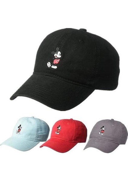 Yüksek Mickey Mouse Pamuk Beyzbol Şapkası(Yurt Dışından)