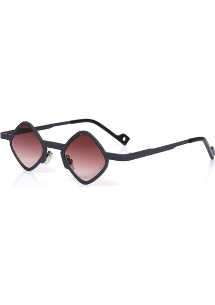 s Geometrik Siyah Çerçeveli Unisex Güneş Gözlüğü AE-7033C5