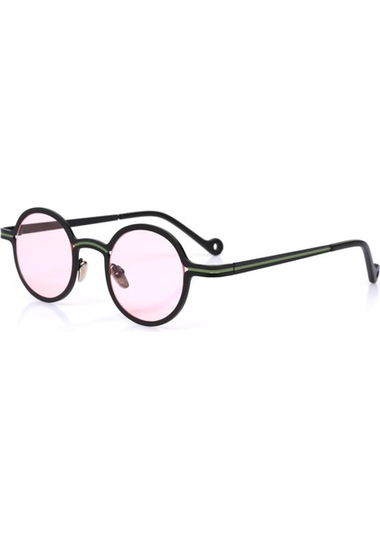 s Yuvarlak Çift Renk Çerçeveli Unisex Güneş Gözlüğü AE-7728C3