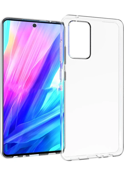 Kny Samsung Galaxy A52 Kılıf Ultra Ince Şeffaf Silikon