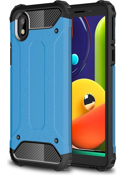Samsung Galaxy A01 Core Kılıf Çift Katmanlı Armour Case