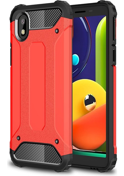 Samsung Galaxy A01 Core Kılıf Çift Katmanlı Armour Case