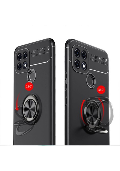 Oppo A15S Kılıf Yüzüklü Manyetik Ravel Silikon fırsatları