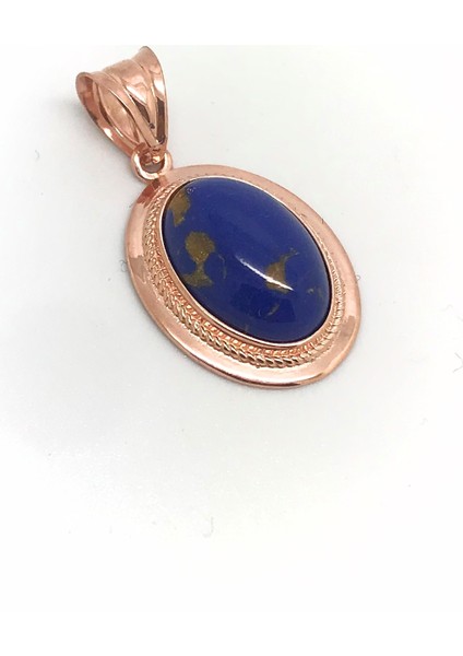 Gümüş Lapis Taşlı Kolye Ucu DLP63E8