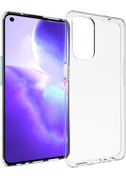 Oppo Reno 5 Kılıf Ultra Ince Şeffaf Silikon