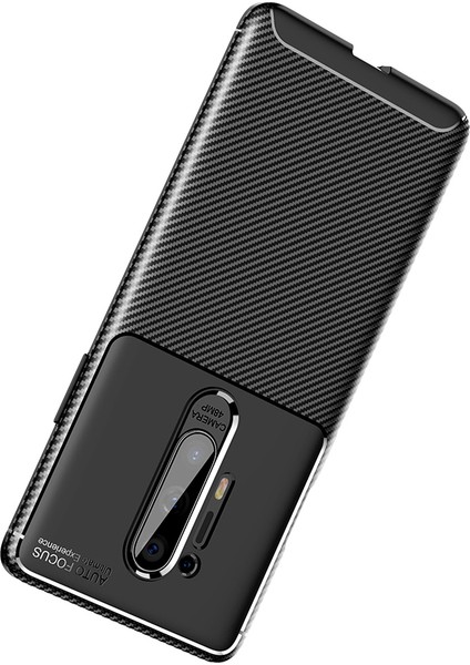 One Plus 8 Pro Kılıf Karbon Desenli Lux Negro Silikon