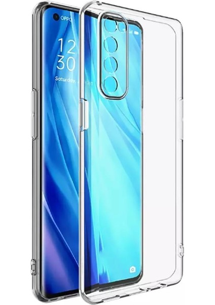 Oppo Reno 4 Pro Kılıf Ultra Ince Şeffaf Silikon