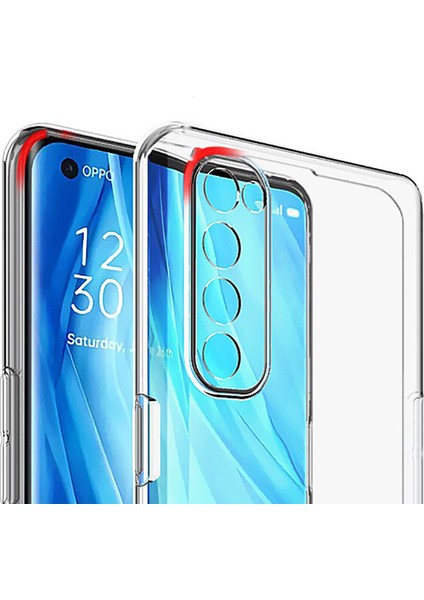 Oppo Reno 4 Pro Kılıf Ultra Ince Şeffaf Silikon