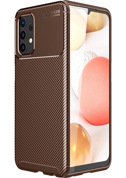 Samsung Galaxy A32 Kılıf Karbon Desenli Lux Negro Silikon