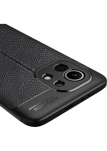 Xiaomi Mi 11 Kılıf Deri Desenli Lux Niss Silikon