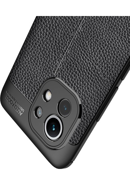 Xiaomi Mi 11 Kılıf Deri Desenli Lux Niss Silikon