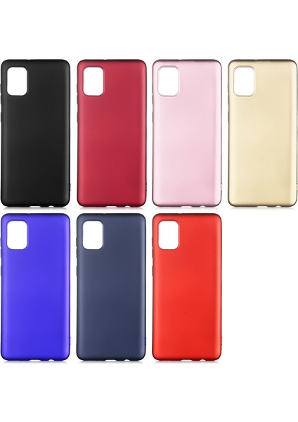 Galaxy A02S Kılıf Ultra Ince Mat Silikon modelleri