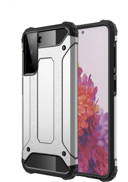 Samsung Galaxy S21 Kılıf Çift Katmanlı Armour Case