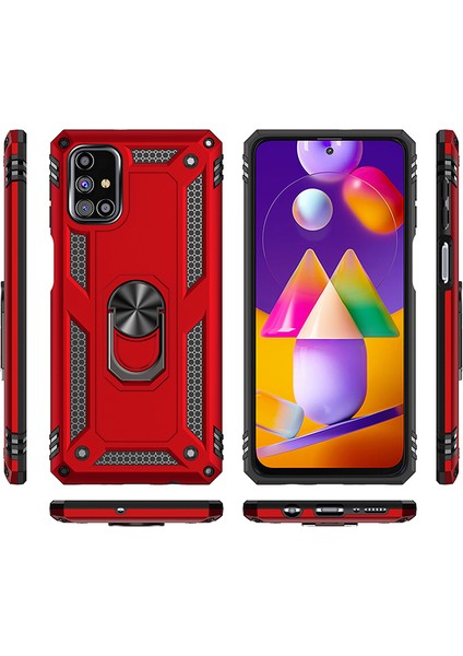Samsung Galaxy M31S Kılıf Ultra Korumalı Yüzüklü Manyetik Vega Kapak fiyatları