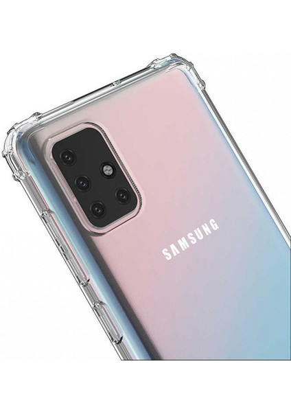 Samsung Galaxy M31S Kılıf Ultra Korumalı Şeffaf Antishock Silikon fırsatları