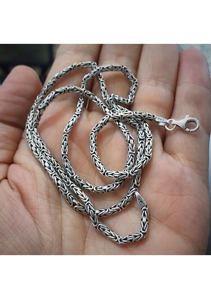2,8 mm Gümüş Kral Boyun Zinciri Kolye modelleri