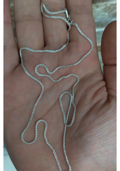 Gümüş Spiga Model Boyun Zinciri Kolye indirimleri