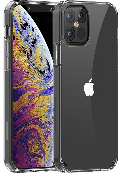 Apple Iphone 12 Pro Max Kılıf Kamera Korumalı Şeffaf Coss Silikon