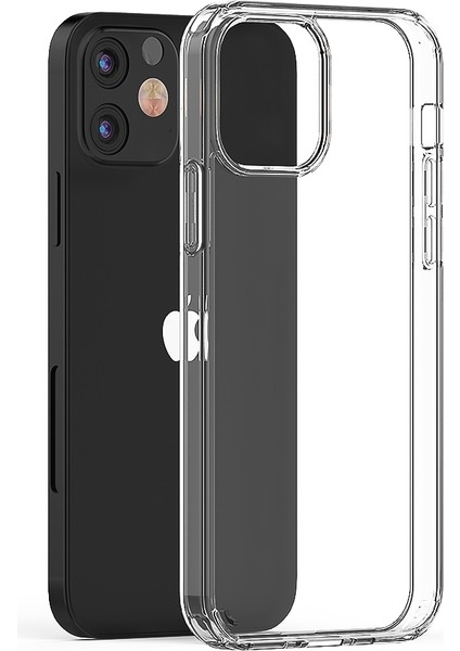 Apple Iphone 12 Pro Max Kılıf Kamera Korumalı Şeffaf Coss Silikon