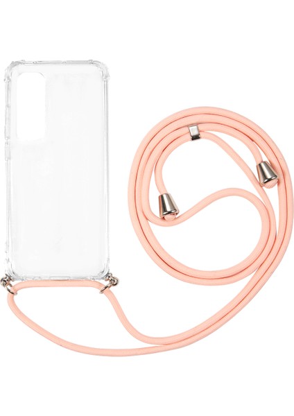 Xiaomi Mi Note 10 Lite Kılıf Ipli Askılı Ultra Koruma Antishock Silikon