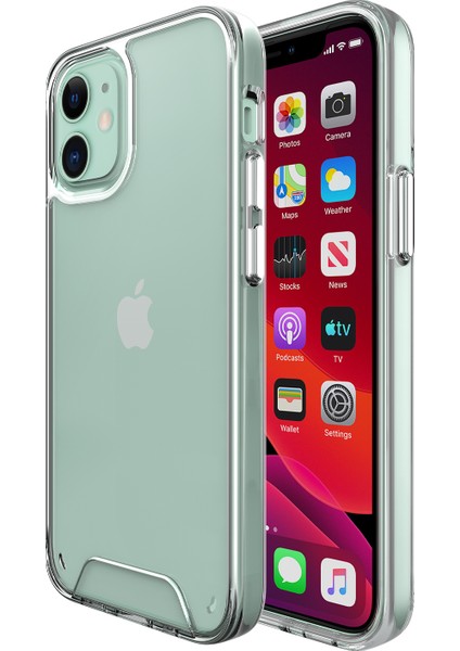 Apple Iphone 12 Mini Kılıf Ultra Korumalı Şeffaf Sert Gard Kapak