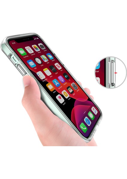 Apple Iphone 12 Mini Kılıf Ultra Korumalı Şeffaf Sert Gard Kapak fiyatları