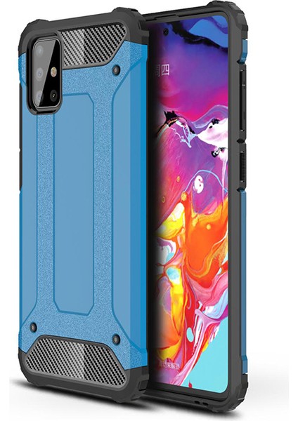 Samsung Galaxy M31S Kılıf Çift Katmanlı Armour Case