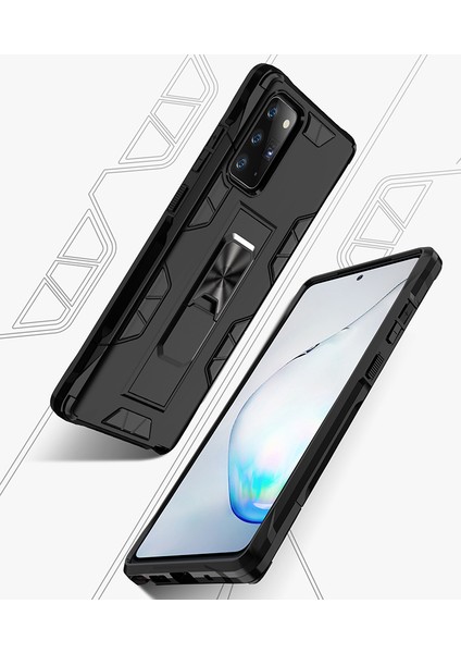 Samsung Galaxy Note 20 Kılıf Kızaklı Standlı Manyetik Volve Kapak