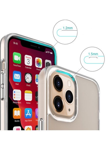 Kny Apple Iphone 12 Pro Max Kılıf Ultra Korumalı Şeffaf Sert Gard Kapak