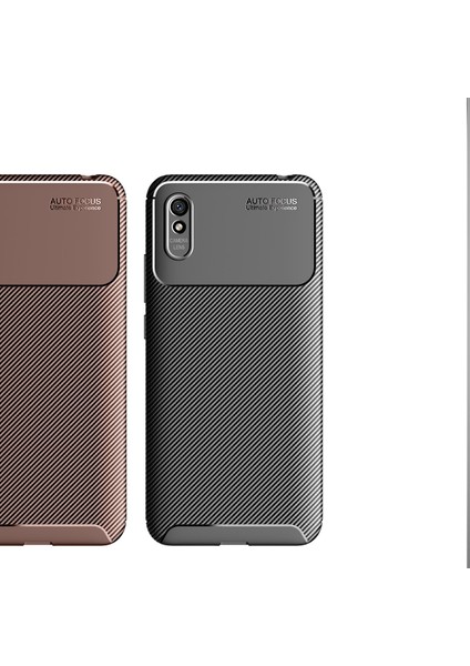 Xiaomi Redmi 9A Kılıf Karbon Desenli Lux Negro Silikon fiyatları