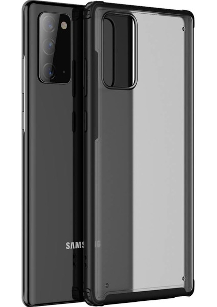 Samsung Galaxy Note 20 Kılıf Renkli Kenarlı Buzlu Volks Kapak
