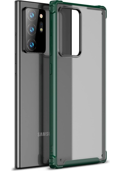 Samsung Galaxy Note 20 Ultra Kılıf Renkli Kenarlı Buzlu Volks Kapak