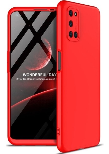 Oppo A52 Kılıf 3 Parça 360 Zore Ays Kapak