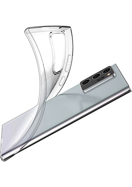 Samsung Galaxy Note 20 Ultra Kılıf Ultra Ince Şeffaf Silikon modelleri