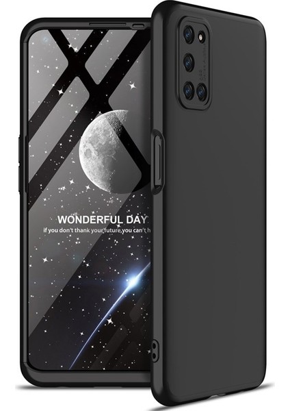 Oppo A52 Kılıf 3 Parça 360 Zore Ays Kapak