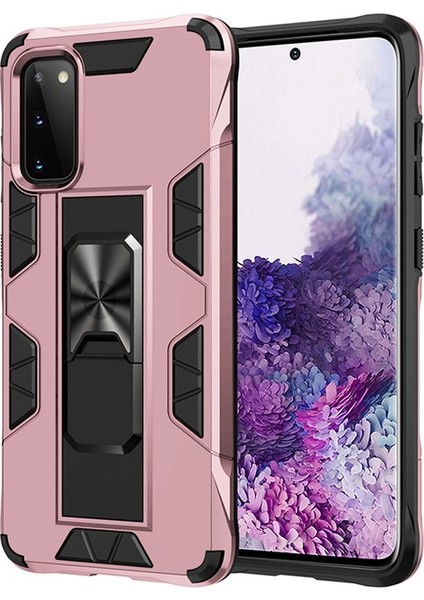 Samsung Galaxy A51 Kılıf Sürgülü Kızaklı Standlı Volve Kapak