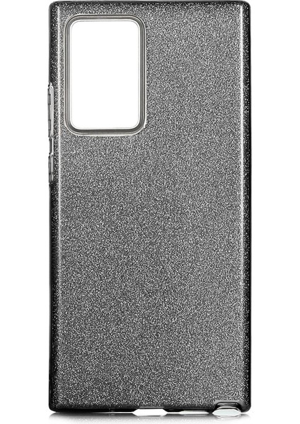 Samsung Galaxy Note 20 Ultra Kılıf Simli Parlak Shining Silikon