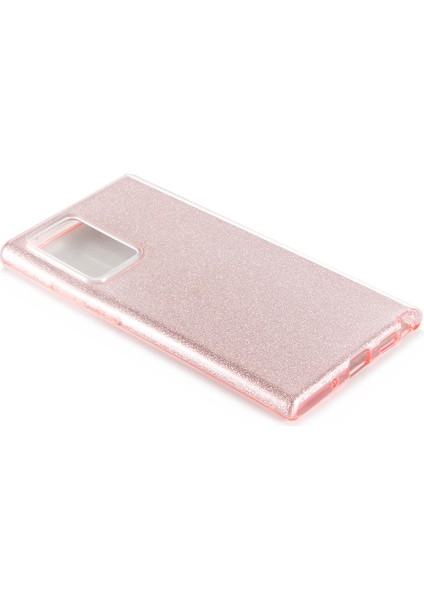 Samsung Galaxy Note 20 Kılıf Simli Parlak Shining Silikon